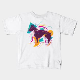 abstract dog Kids T-Shirt